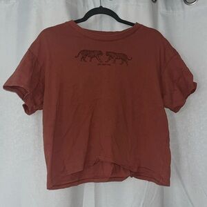 American Eagle Cropped T
